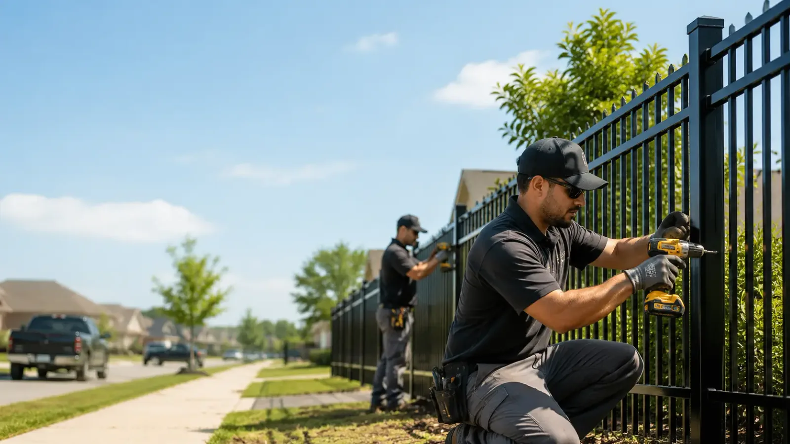 Metal Fence Installation in Concord, VA
